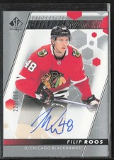 2022-23 UD SP Authentic Filip Roos 167 Future Watch /999 RC Auto