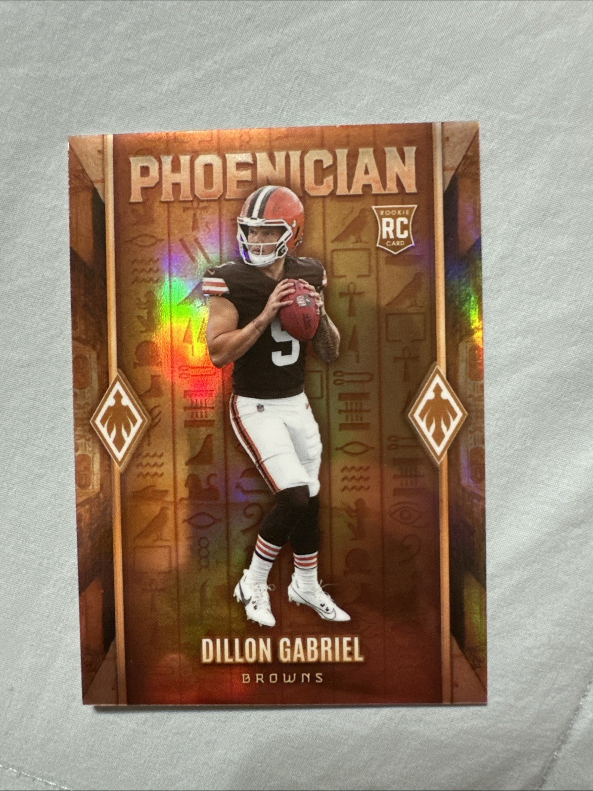 2025 Panini Phoenix Football DILLON GABRIEL RC #1 Case Hit Phoenician Rookie B