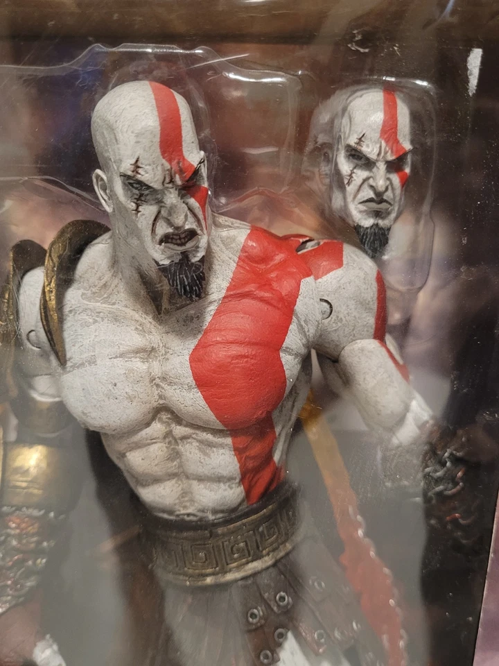 Neca God Of War 2 II KRATOS 12" pulgadas con cabeza de Medusa-NUEVO-SELLADO Foto 3 de 4