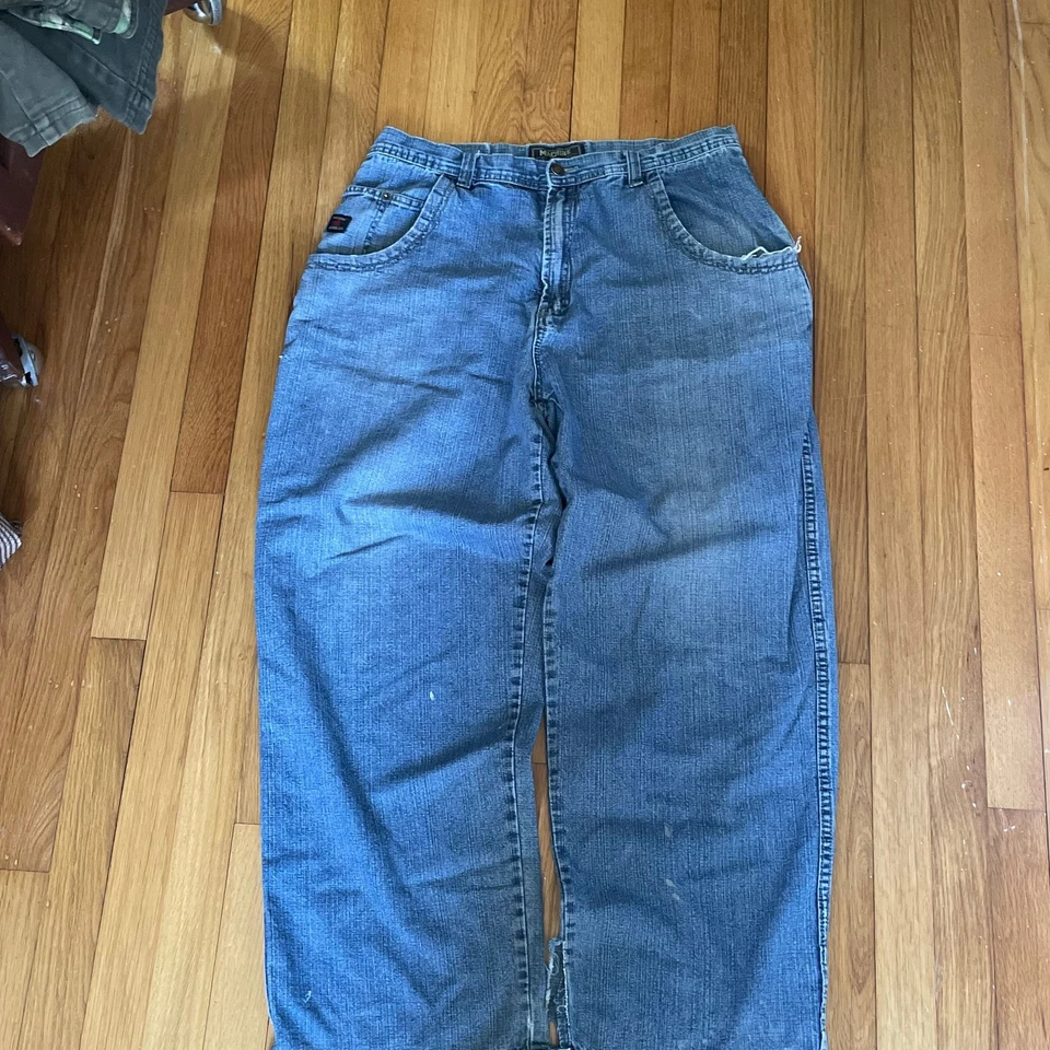 Jeans holgados de pierna ancha JNCO vintage con dragón llameante Foto 3 de 4