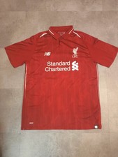 FC Liverpool Trikot #4 Virgil (Größe L, New Balance, Rot, Heim, 2018/2019)