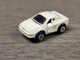 Micro Machines Ferrari Testarossa  Sports Car White DELUXE Series Opening Doors!