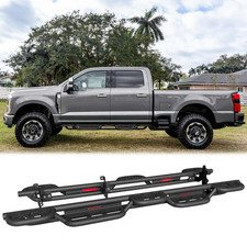 Ford Side Steps Side Steps For 2017-2025 Ford F250 F350 Super Duty Super Crew/Crew Cab 4 Doors