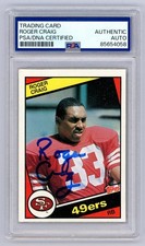 Roger Craig Cards, Rookie Card and Autographed Memorabilia Guide 8