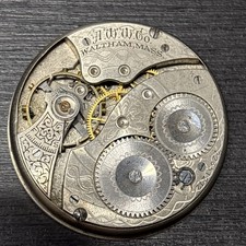 Waltham Grade 210 12s 7j Antique Pocket Watch Movement 1918 Parts Or Repair