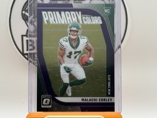 2024 Panini Donruss Optic - Malachi Corley #9 Purple Stars Prizm /25 (RC)