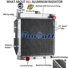 3-row Aluminum Radiator Fit 1955 1956 1957 Ford Thunderbird 4.8l5.1l V8 Us New 3-row Aluminum Radiator Fit 1955 1956 1957 Ford Thunderbird 4.8l5.1l V8 Us New