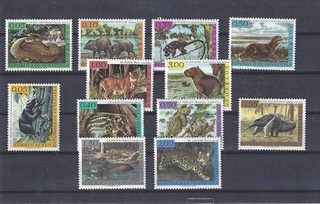 VENEZUELA 1963 MNH WILD ANIMALS SET SEE