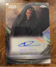 2025 TOPPS CHROME STAR WARS HYPERSPACE RAY PARK DARTH MAUL AUTO HYPERLANES 17/25