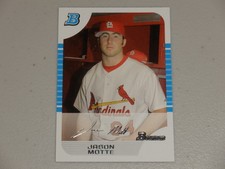 2005 Bowman White Border #309 Jason Motte 016/240