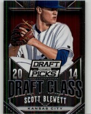 2014 Panini Prizm Perennial Draft Picks Scott Blewett Draft Class #34 Royals