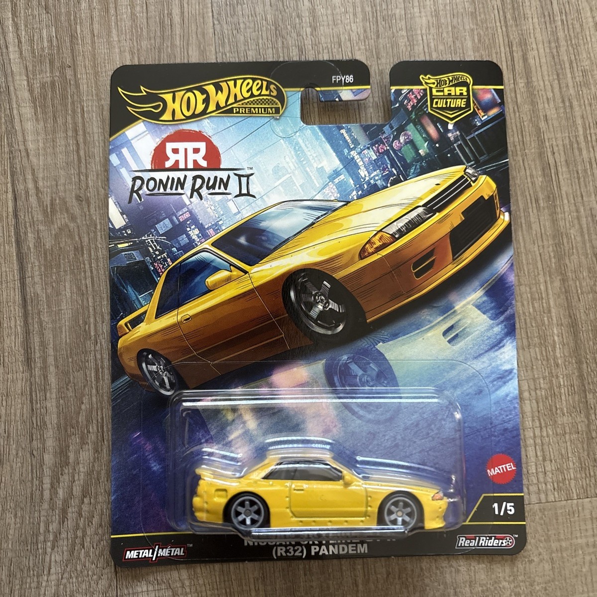 HOT WHEELS PREMIUM 2025 RONIN RUN II 1/5 NISSAN SKYLINE GT-R R32