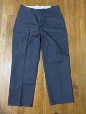 NWT Navy Mens Dickies Workwear Cargo Pants Size 36x32 J