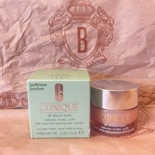 Clinique All About Eyes Reduces Circles Puffs 0.5 oz/15 ml Full Size