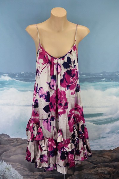 Allanah Hill Silk Mini Slip dress size 8