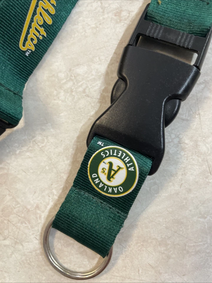 Oakland A's Athletics Breakaway Lanyard Keychain MLB Licensed Official Merch - Image 2 of 4