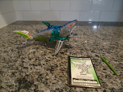TRANSFORMERS BEAST WARS TRANSMETALS 2 CYBERSHARK HEROIC MAXIMAL complete