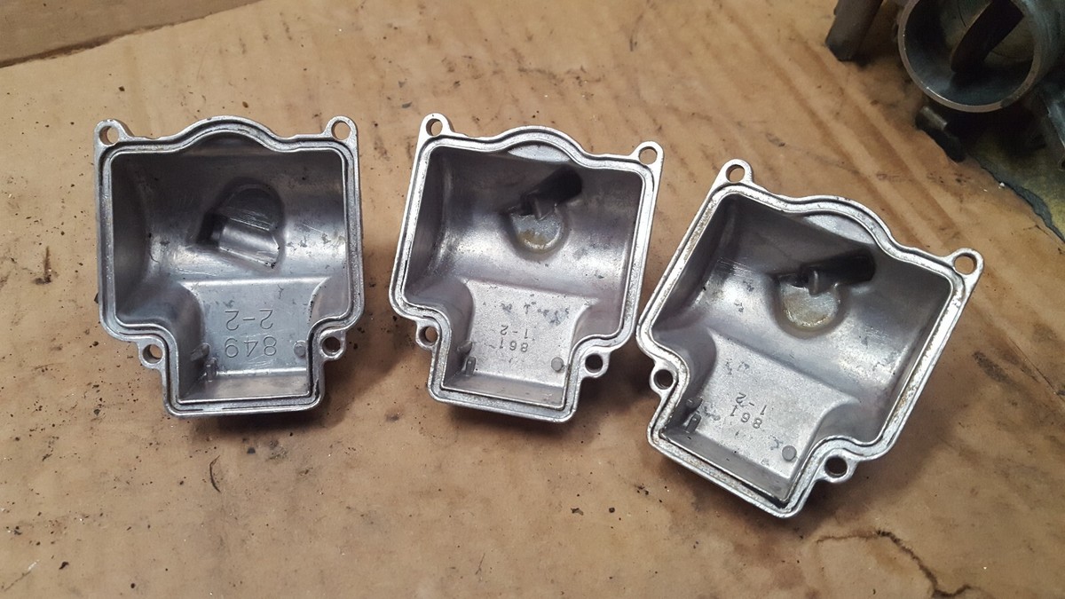 ベリカミページ 90-93 Kawasaki ZX-6 ZX600 D NINJA carburetor float bowl chamber x3