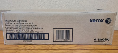 Cartouche de batterie noire DocuColor 240 242 250 252 260 WorkCentr Xerox 013R00602 neuve dans sa boîte - Photo 6/8