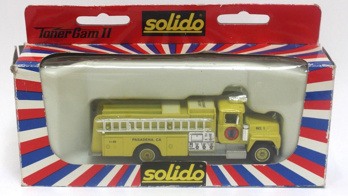 Camion De Pompiers Solido Toner Gram II Mack 1/60 - Échelle 60 - Rouge - 3106
