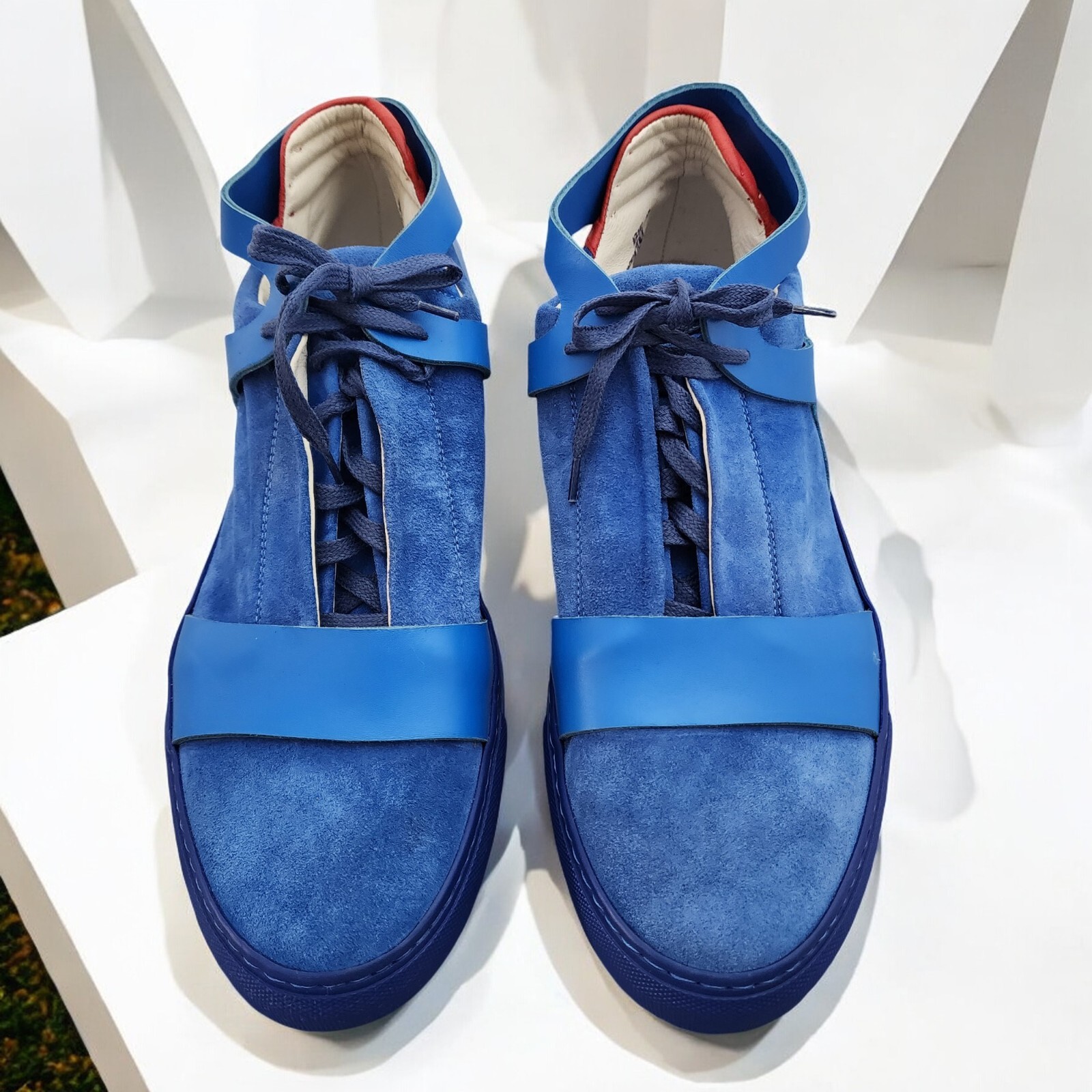 Erik Bjerkesjö x Del Toro Cross Trainer Men's SZ 13 Leather Suede Sneaker Italy