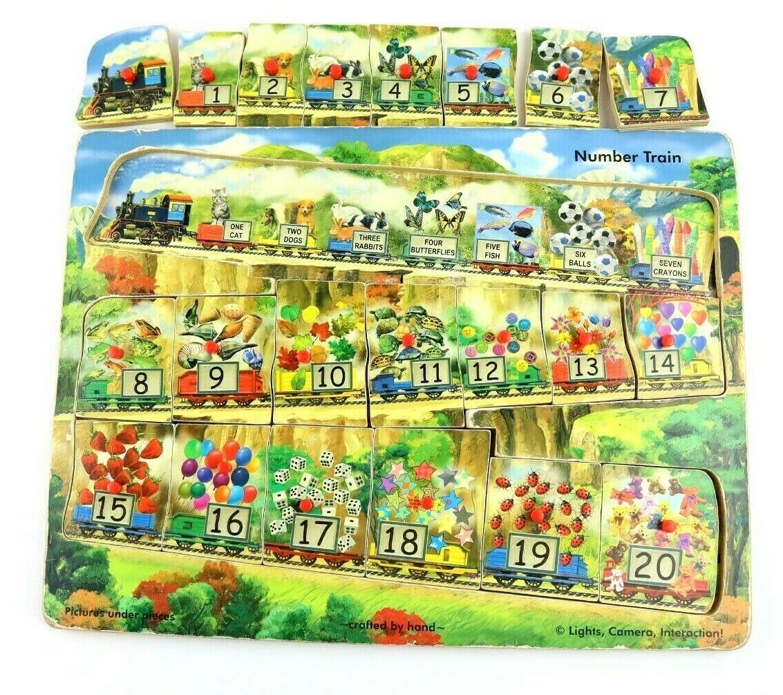 melissa and doug puzzle train