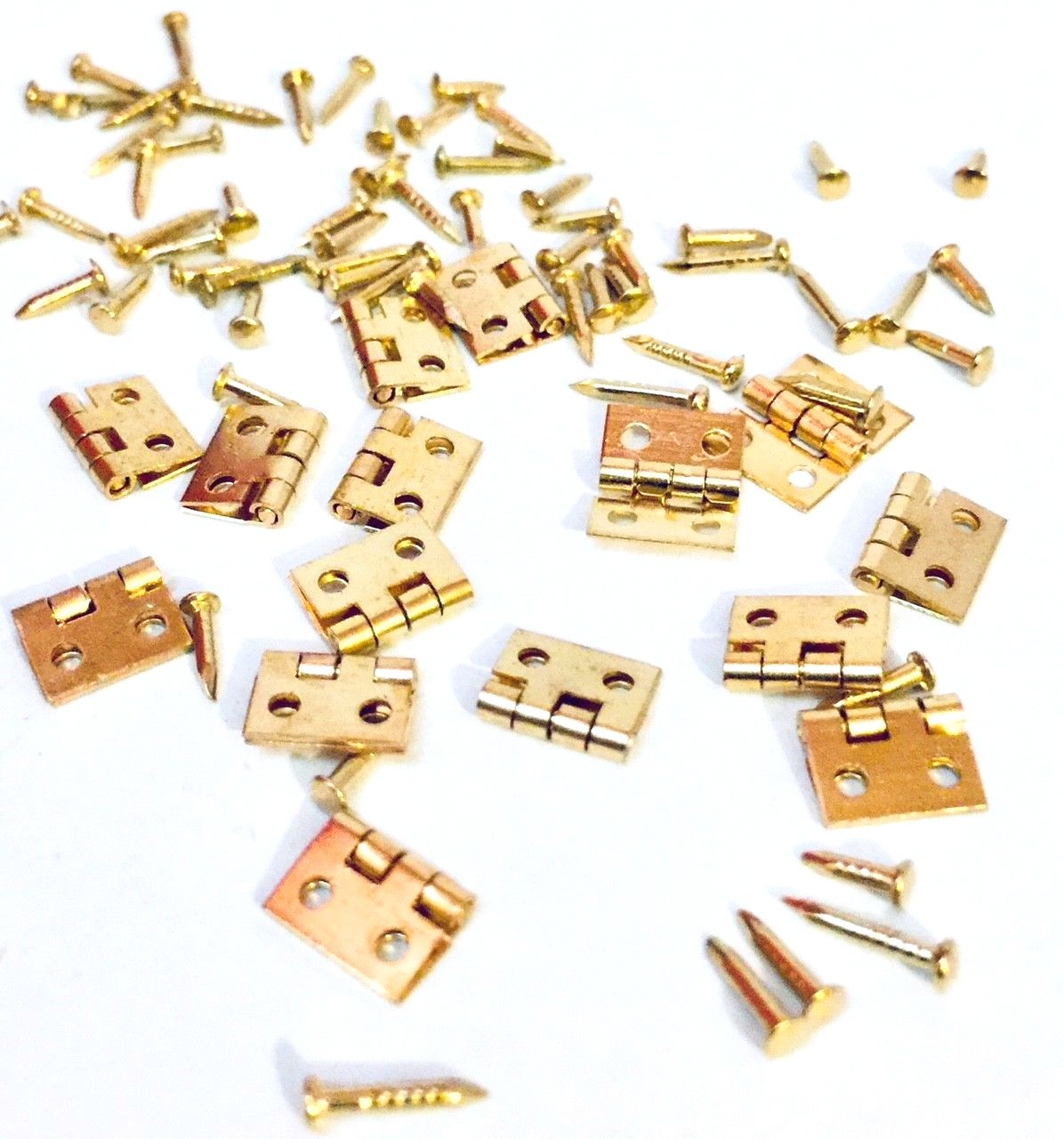 Miniature Furniture Hinges Small Dolls House Hinges Brackets UK SHOP eBay