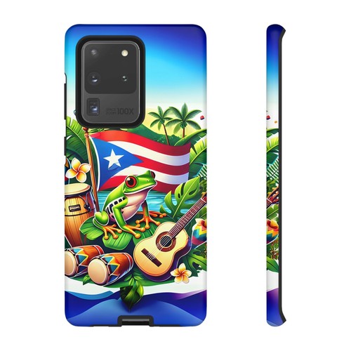 Custodia telefono Tropical Porto Rico - design rana colorata, regalo per Boricua, - Foto 96 di 106