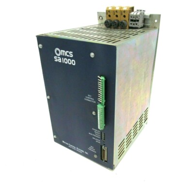 USED MCS MOTION CONTROL SYSTEMS 1210930 SA SERIES PWM SERVO AMPLIFIER SA1000 