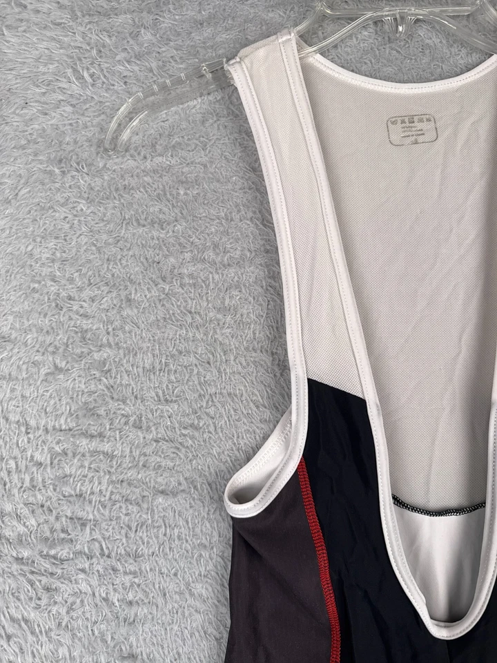 Culotte con tirantes Cannondale ciclismo adulto extra pequeño rojo negro mezcla de nailon acolchado Foto 3 de 4