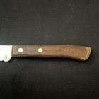 Flint Stainless Waverly Edge Serrated 9" Blade Wood Handle Carving Knife Vintage — photo 2