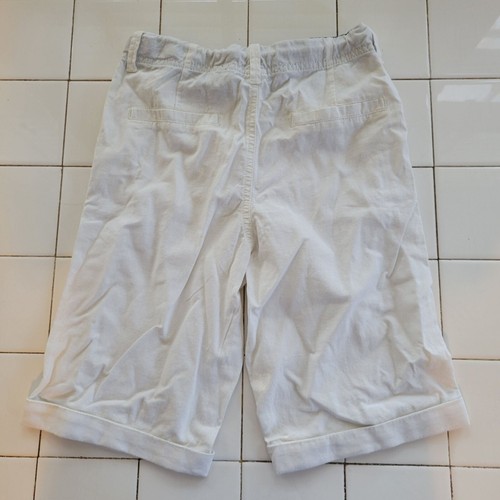 Gymboree Boys White Linen Cotton Blend Shorts Size 10 NEW - Picture 2 of 5