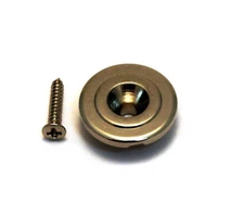 (1) Black Nickel Tall Style Round String Guide/Tree for Bass Guitar BSG-TR-BN