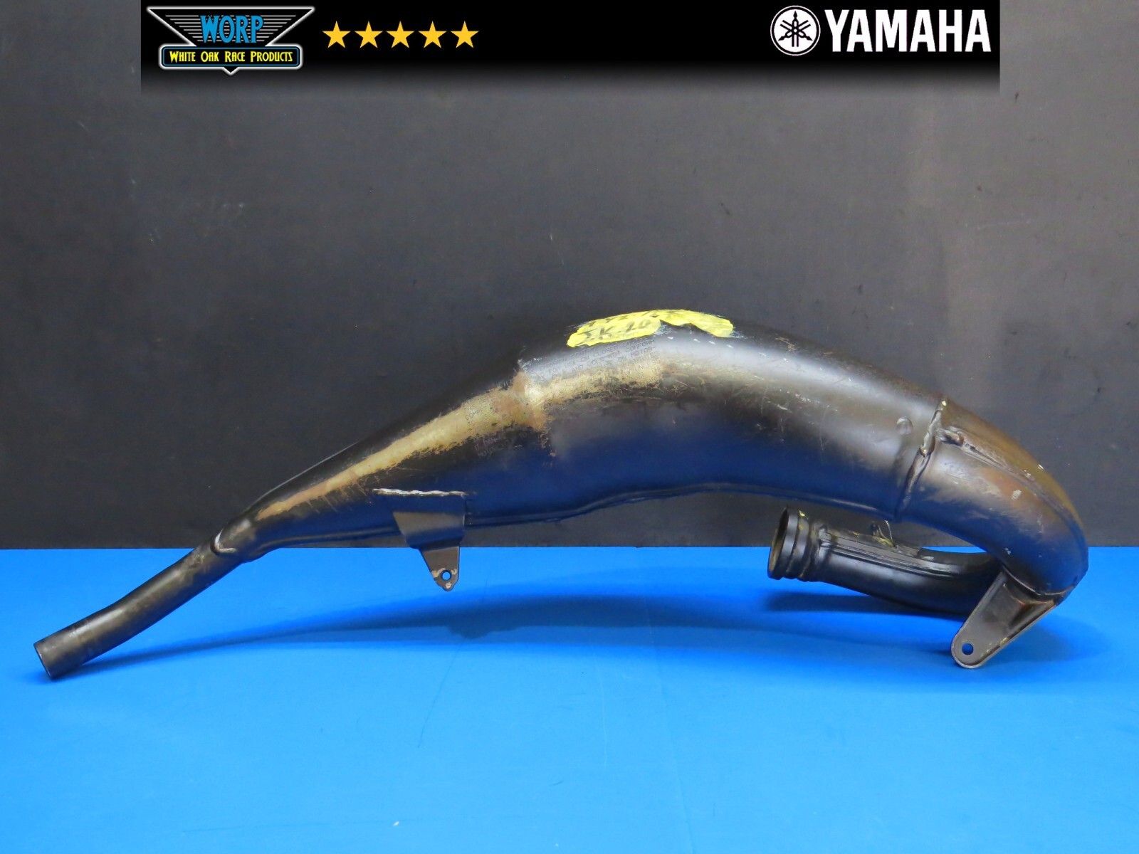 1989 YAMAHA YZ125 OEM VINTAGE EXHAUST PIPE EXPANSION CHAMBER 3JD14610