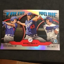 2019 Bowman Talent Pipeline REFRACTOR Jeren Kendall Will Smith Dodgers MINT