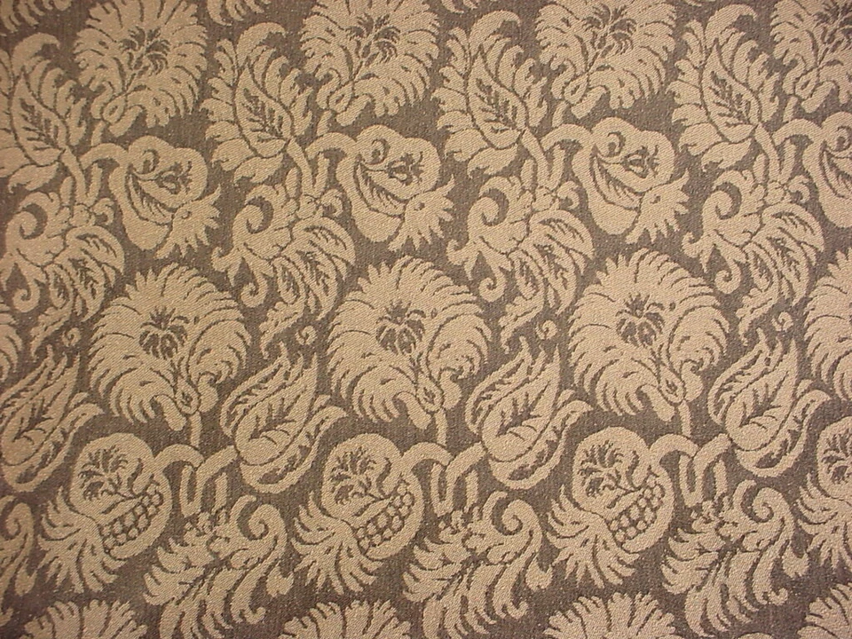 Tela de tapicería de damasco 8-7/8Y Kravet Couture 18712 Cornelian Bouquet Shale Foto 3 de 4