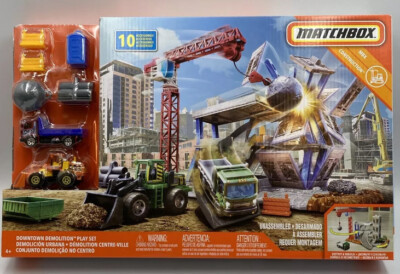 matchbox demolition playset