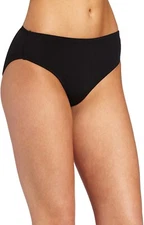 Speedo Women's 177885 Endurance High-Waist Swimsuit Bottom Black Size 8
