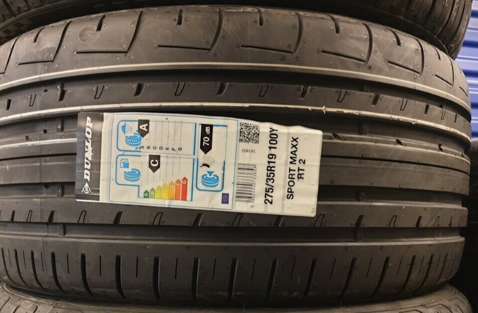 2X NEW DUNLOP SPORT MAXX RT2 275/35 ZR19 XL 100Y TYRES 275 35 19