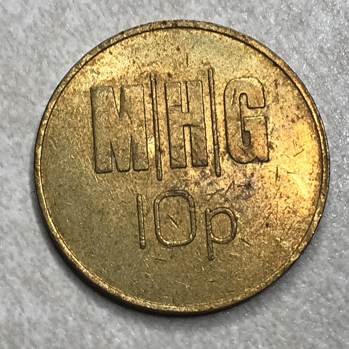 MHG UK England GB 10p Music Hire Group Arcade Token game medal Hayes 274.4  T153 | eBay UK