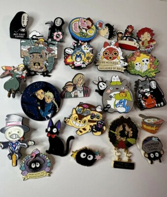 #ad STUDIO GHIBLI ROCKS SO DO THESE ANIME PINS TOTORO CALCIFER SOOT amp; FRIENDS $5.99