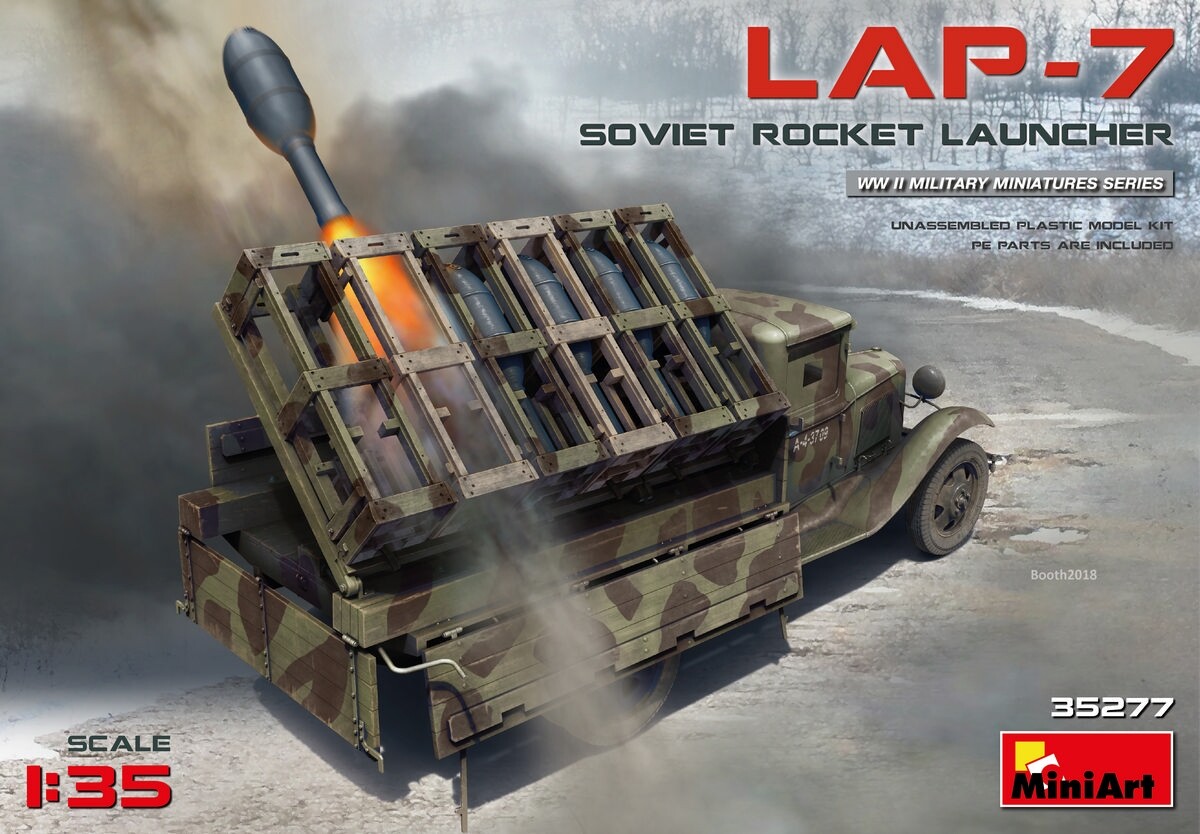 MINIART 35277 1:35 Soviet Rocket Launcher LAP-7
