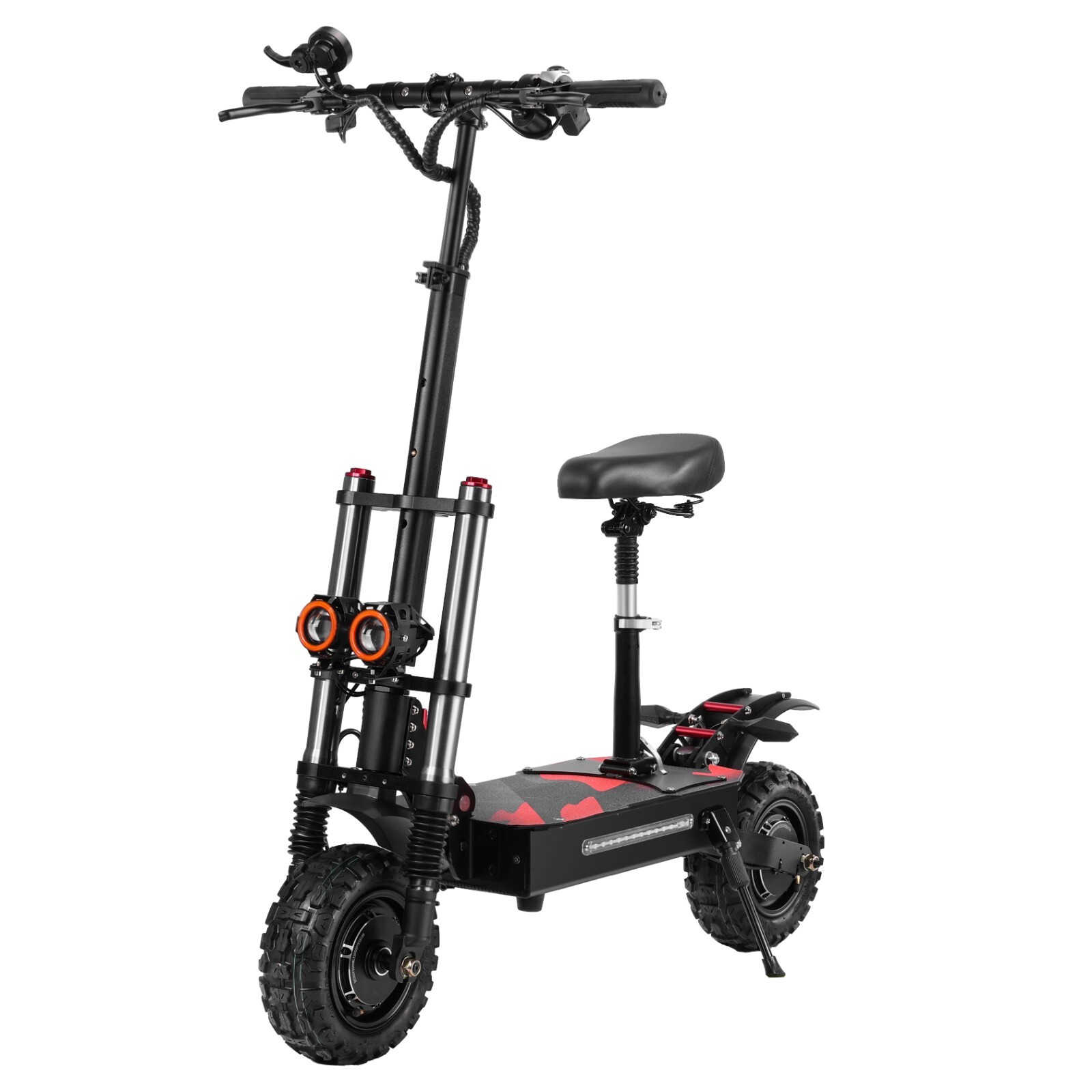 BOYUEDA S3-11 Electric Scooter 6000W 60V38Ah Adults E-Scooter 85KM/H Off-Road US