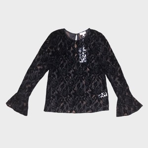 warehouse sheer sleeve top