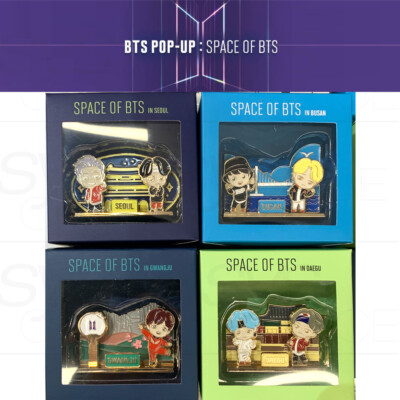 BTS POP-UP : SPACE OF BTS TinyTAN Magnet City Ver + Tracking