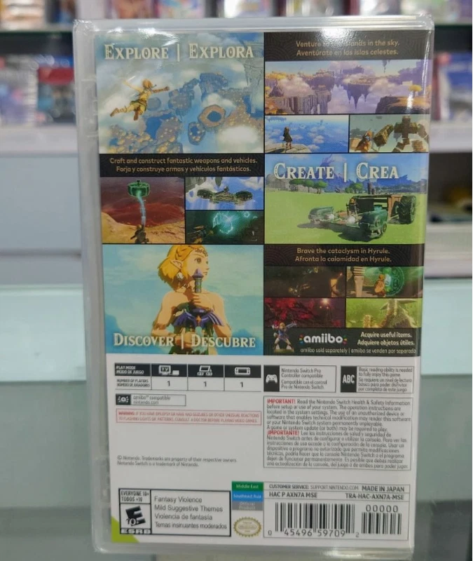 Nintendo Switch Video The Legend of Zelda Tears of the Kingdom New Au - Image 2 of 4