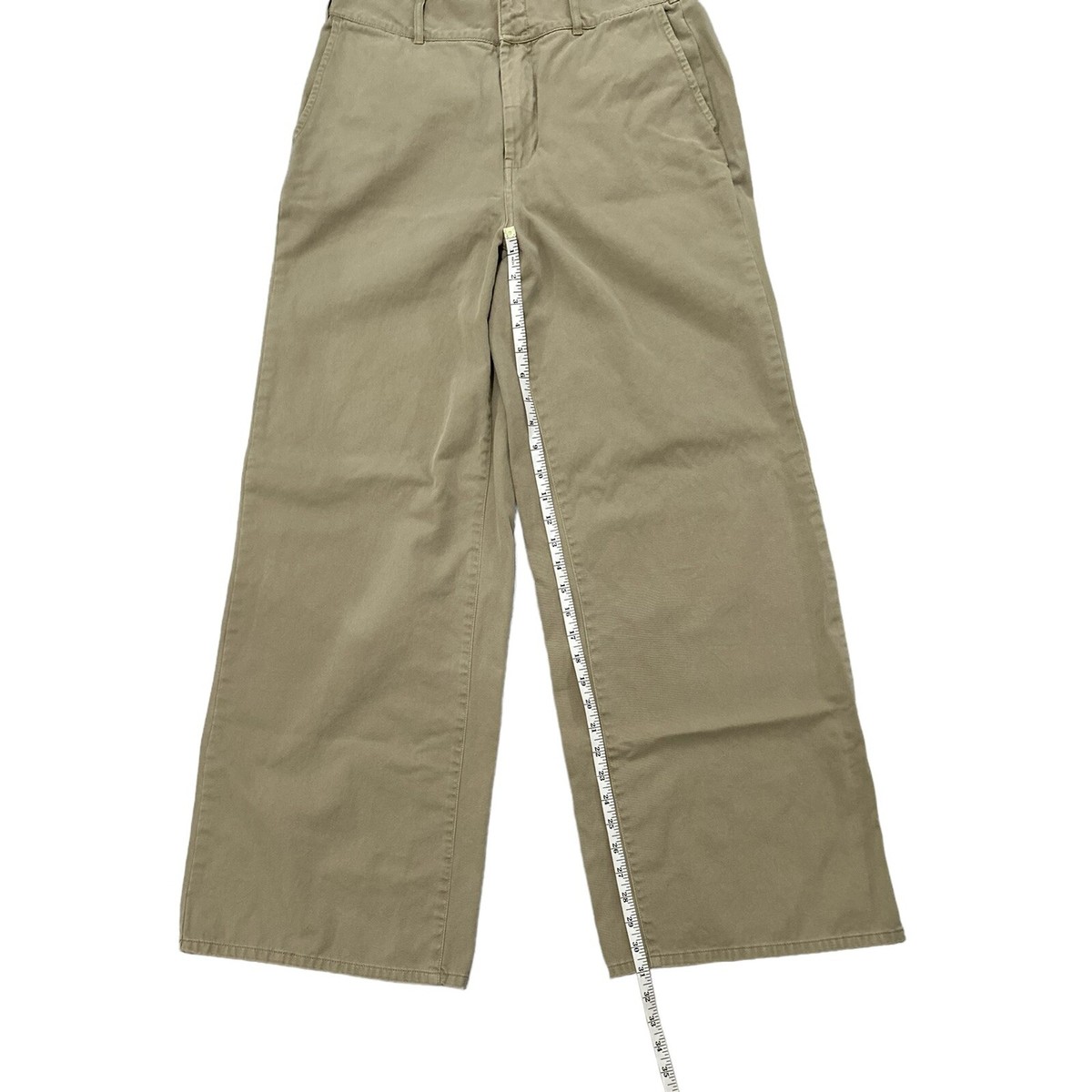 Good American Good Skate khaki Trouser 90s Wide Leg Pant Baggy