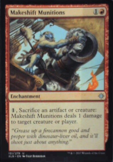 Makeshift Munitions - Ixalan: #151, Magic: The Gathering Nm R145