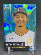 2022 Platinum Ann Aqua Lava Refractors #38 Bryan Reynolds /299