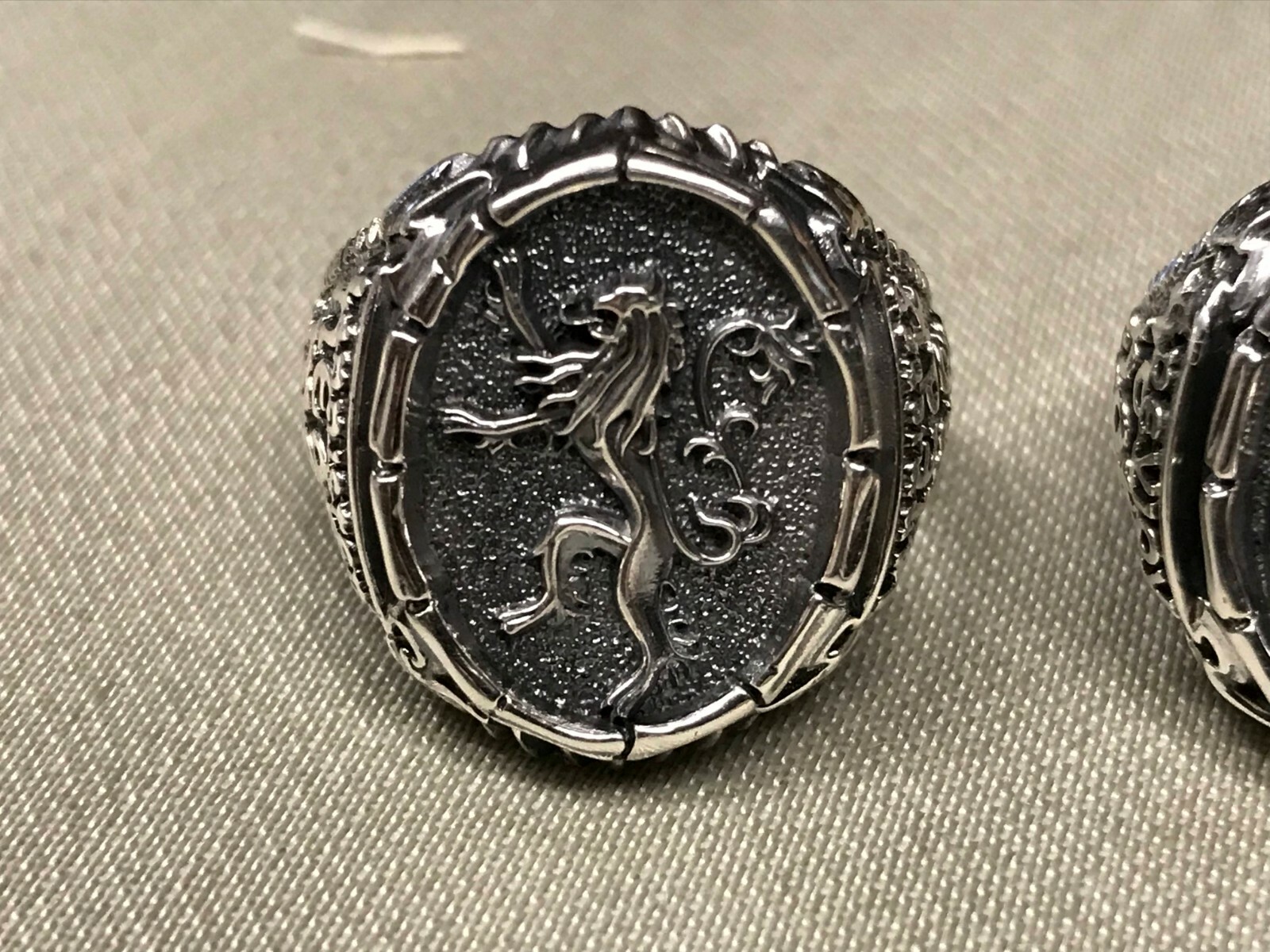 House Rings Got Game of Thrones 3 HOUSE RINGS IN STERLING SILVER Set Greyjoy, Lannister ...